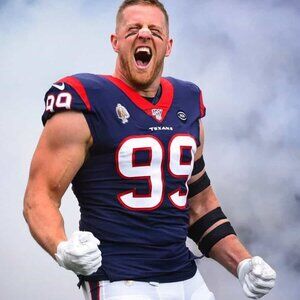 Houston Texans 99 JJ Watt NFL Women or Youth Teens Official Team Jersey